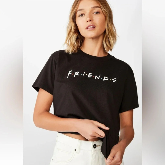 Cotton On Tops - 4/$25 Cotton On “FRIENDS” Logo Graphic T-Shirt Women’s Size Small Short Sleeve